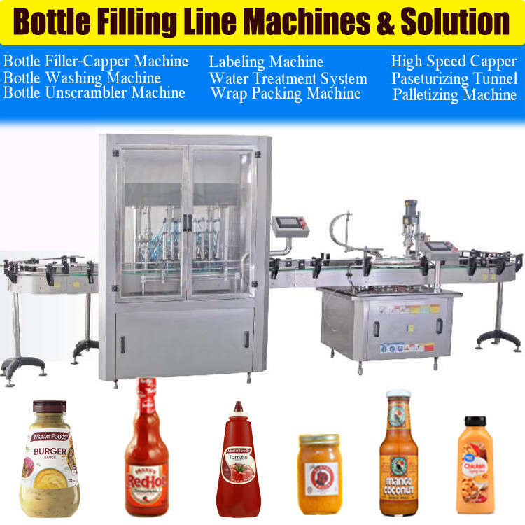 Automatic 6.58kw 18000BPH Peanut Butter Filling Machine automatic stainless steel